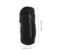SUPVOX Compression Stuff Sack for Drawstring Quick Compression Lightweight Outdoor Gear Sack for Camping Hiking Backpacking Travel Space-saving Portable Storage Bag Small Black
