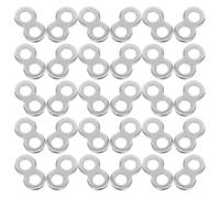 SUPVOX Connector Brackets Stainless Steel 8 Shaped Heavy Duty 80pcs with Secure Fastening and Versatile Use for Furniture and Jewelry Repair in Homes and Offices