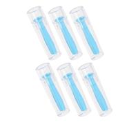 SUPVOX Contact Lens Remover Tool Precise Positioning 6pcs Includes Storage Box with Silicone Suction Cup and Pp Material, Easy Insertion and Removal for Hard and Scleral Lenses