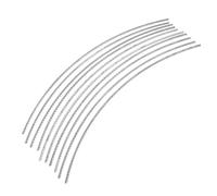 SUPVOX Copper Guitar Fret Wires with Easy Installation and Good Workmanship for Electrical Guitars 10pcs Silver Metal Fretboard Accessories