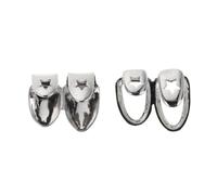 SUPVOX Copper Tooth Grill for Men with Hip Hop Style, Comfortable Fit Metal Teeth Jewelry, Silver Colour, for Party and Themed Gatherings, Fashionable Rapper Costume Accessory