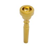 SUPVOX Copper Trumpet Mouthpiece, Golden Antiqued Finish, Practical Replacement Accessory for Beginners, Family Gatherings and Birthday Parties