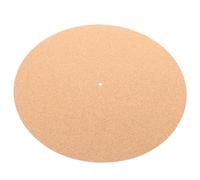 SUPVOX Cork Turntable Mat 297mm Diameter X 3mm Thickness Slipmat for Vinyl Records Natural Cork Material Turntable Platter Mat for Dj and Vinyl Playback