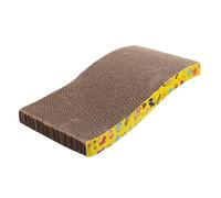 SUPVOX Corrugated Cat Scratch Board Kitten Scratcher for Indoor Cats Textured Cardboard Pad with Claw Grinding Design Stress Relief and Exercise for Healthy Claws and Random Color