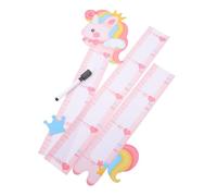 SUPVOX Creative Cartoon Animals Growth Chart Wall Sticker for Removable Height Measurement Decal with Bright Colors and Record Decor