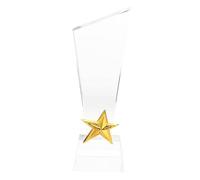 SUPVOX Creative Crystal Trophy Cup Five-star Award for Student Achievement Kindergarten Graduation Competition Celebration Party Appreciation Keepsake