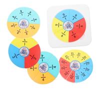 SUPVOX Creative Fraction Puzzles Educational Kit for Elementary Math Learning Manipulatives for Understanding Fractions Engaging Parent Activity Random Color