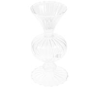 SUPVOX Creative Glass Vase Decorative Unique High Borosilicate Glass Colorful Flower Holder Ornament for Home Table Décor