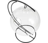 SUPVOX Creative Hanging Wine Glass with Iron Moon Stand, 15cm Glass Beverage Cup for Cocktail, Water, Bar Use - Unique Suspended Drinkware for Home and Entertaining