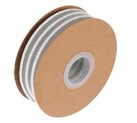 SUPVOX Creative Striped Ribbon for DIY Accessories, Polyester Material Easy to Carry Feature and Can Be Cut Arbitrarily, for Decorating Christmas Tree and Packing Christmas Presents