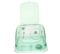 SUPVOX Critter Nation Cage Small Animal Cage Portable Hamster Container Sleeping Box Acrylic Material Easy to Store and Observe