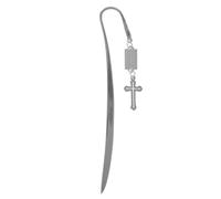 SUPVOX Cross Pendant Metal Bookmark Vintage Reading Mark for Teens and Book Lovers, Retro Style Delicate Book Marker with Unique Israeli Craftsmanship, Bible Bookmark Decoration