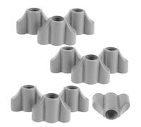 SUPVOX Crutch Plastic Joint Parts Three-Way Connector 10pcs for Underarm Crutches Portable Stability Support Repair On The Go