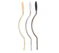 SUPVOX Curved Whammy Bar Pitch Changing Accessory 3pcs for Electric Guitar Easy to Operate Stainless Steel Tremolo Bar Set with Rubber Tips Suitable for Beginners
