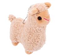 SUPVOX Cute Plush Alpaca Keychain Handbag Decor Stuffed Animal Pendant Keyring Charm Kawaii