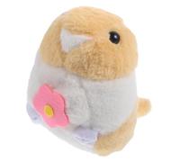 SUPVOX Cute Tail Rotating Hamster Plush Stuffed Animal for Fun Clockwork Hamster Doll for Birthdays Festivals and Home Decor