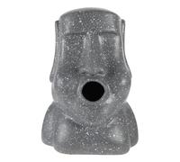 SUPVOX Decorative Resin Tissue Box Holder with Creative Easter Island Figure Design, Long Term Service Time and Good Hand Feeling, for Bedroom and Living Room, Simple and Fashion Style