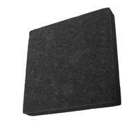 SUPVOX Desk Speaker Monitor Pads with Sound Absorbing Polyester Material, Noise Reduction and Versatile Use, for Home Theaters and Recording Studios, Simple Light Gray Design