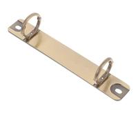SUPVOX Detachable 2-Hole Metal Binder Buckle Ring 1pcs 2 Ring Binder Mechanism Replacement for DIY Scrapbook and Office File Holder Circular Notebook in Antique Bronze