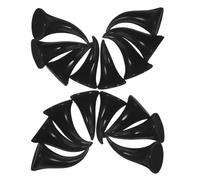 SUPVOX Devil Horns Versatile Demon Costume Accessories Black DIY Craft Material 40pcs Plastic with Unique Stylish Design for Halloween Party and Parent Activities