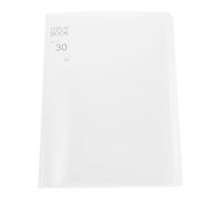 SUPVOX Diamond Art Storage Portfolio A4 Drawing Book with 30 Pages White Folder for 5d Crystal Embroidery and Art Supply Organizer