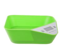 SUPVOX Digital Kitchen Scale for Baking and Cooking, Small Green Bowl Food Scale without Battery, Kitchen Gadgets with Lcd Display and Precise Weight Measurement for Food Preparation