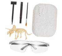 SUPVOX Dinosaur Digging Set Educational Archaeology for Boys Paleontology Excavation Kit with Realistic Skeleton Model and Tools Stem Science Activity to Cultivate Interest and Mobility