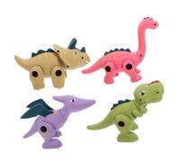 SUPVOX Dinosaur Take Apart Cartoon Dinosaur Assemble Kit for Educational Plastic Splicing to Develop Hands Skills and Imagination Safe and Animal Model for Boys
