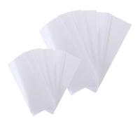 SUPVOX Disposable, White Wax Strips Non-woven Fabric 200pcs for Hair Removal Body and Facial Wax Strips that Do Not Tear or Separate, for Gentle Facial Hair Removal