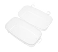 SUPVOX Dive Mask Case Lightweight Protective Storage Box for Scuba Masks and Goggles Clear Plastic Container for Summer Water Sports Snorkeling Accessories