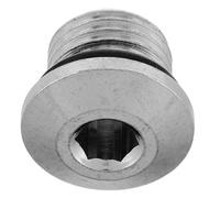 SUPVOX Diving Regulator First Stage Screw Plug Chrome Plated Brass Low Pressure Port Plug for Scuba Diving Regulators Metal Tool Accessory