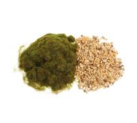 SUPVOX DIY Artificial Grass Powder with Mixed Color Static Grass and Gravel for Sand Table Micro Landscape Potted Plant Decoration Vibrant Fake Craft Material