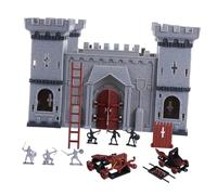 SUPVOX DIY Castle Soldiers Model Assembled Ancient Military for Boys Educational Medieval Scene Layout Kit for Imagination and Hands Development Historical War Play and Home Decoration