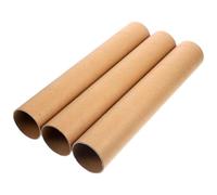 SUPVOX DIY Craft Paper Tubes 3Pcs Refillable Cardboard Cylinders 5Cm Diameter for Fishing Poles and Art Storage