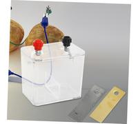 SUPVOX DIY Fruit Battery Experiment Kit with Copper Iron Zinc Plates Educational Electrochemical Cell Equipment for Energy Research and Science Projects Stable Output and Materials