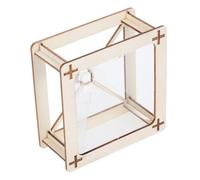 SUPVOX Diy Hologram Projector Educational Stem Kit for Kids Children’s Wooden Science Puzzle Physics Learning Craft Project Toy for Students Creative Building Activity