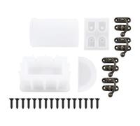 SUPVOX DIY Silicone Treasure Chest Mold Kit for Resin Casting, Non-Stick Silicone Mold with Accessories, Suitable for Jewelry Storage Box and Craft Making