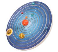SUPVOX DIY Solar System Planet Model Kit for Kids 8 Planets Painting Puzzle Set Educational Astronomy Toys for Boys and Girls Interactive Space Learning Activity