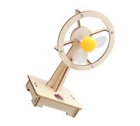 SUPVOX DIY Wooden Fan Kit for Educational Science Assembly for Hand Eye Coordination and for Home Classroom and Science Fair Activities