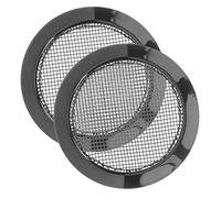 SUPVOX Dobro Guitar Soundhole Cover 2Pcs Metal Grille Mesh Sound Hole Caps Black Delicate Design Easy to Store Sound Reproduction for Playing The Dobro