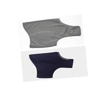 SUPVOX Dog Anxiety Relief Coat Double-sided Fabric Easy Wear Stickers for Gentle Adjustment Gray s Pet Jacket Vest