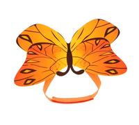 SUPVOX Dog Butterfly Wings Costume for Cats and Dogs Adorable Lightweight Outfit for Halloween Parties and Photos Charming Butterfly Print Comfortable and Easy to Wear