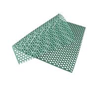 SUPVOX Dog Cage Mat Green Hollow Drain Pad for Pet Cage Bottom Durable Excrement Isolation Tray for Puppy Crates and Animal Kennels