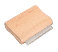 SUPVOX Dog Shedding Brush and Horse Deshedding Tool Wooden Grooming Comb Serrated Edge for Effective Hair Removal Sturdy Horse Body Brush Suitable for Stable and Farm Use