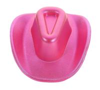 SUPVOX Doll Hat Pink Straw Accessories Party Miniature Tiny Cute Cap Hats Little Has Decorations Doll House Supplies Hat for Dolls Small Hat Decoration Hat Cake Decors Rosy