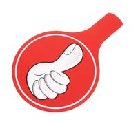 SUPVOX Double-Sided Foam Board Voting Paddle 14x22cm for Classroom and School Events, Reusable Plastic Judging Sign with Support/Oppose Symbols for Teacher and Student Interaction