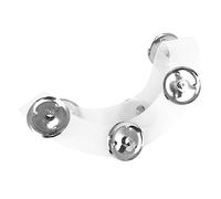 SUPVOX Drum Hi-hat Tambourine Cymbal Double Row Silicone 6 Pieces With Attachment Lightweight Drum Cymbal Accessory