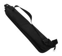 SUPVOX Drumstick Carrying Bag Thickened Portable Drum Sticks Organizer Pouch for 4 Pairs with Zipper Closure Black Suitable for Electronic and Acoustic Drums