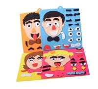 SUPVOX Early Development Facial Puzzle for Funny Faces Changing Cloth Puzzle Educational DIY Game Enhancing Emotion Recognition Hand Eye Coordination and Logical Thinking Father Style