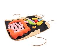 SUPVOX Early Education Teaching Tool Human Organs Apron Soft Cloth Material Preschool Teaching Aid Interactive Anatomy Model for Cognitive Learning and Memory Practice